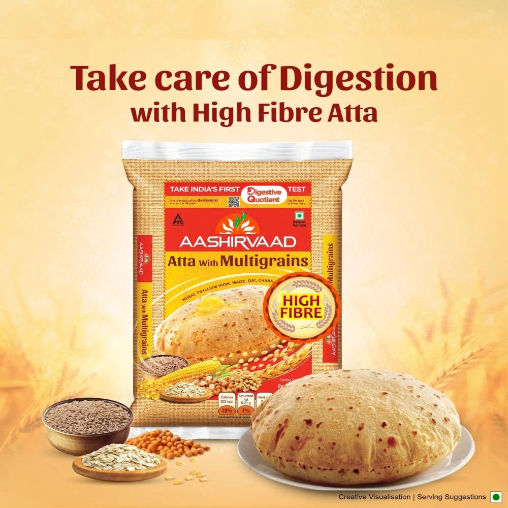 Aashirvaad High Fibre Atta with Multigrains
