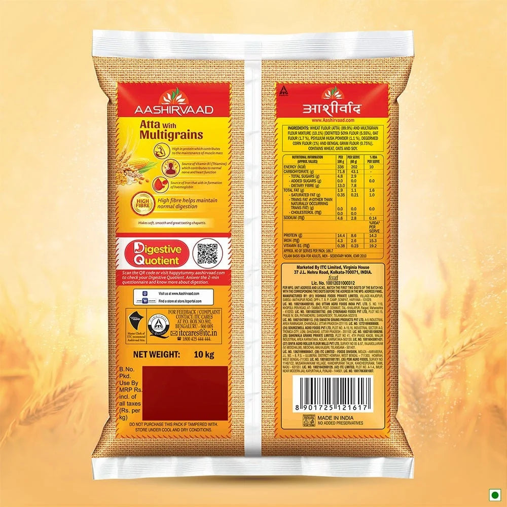 Aashirvaad High Fibre Atta with Multigrains