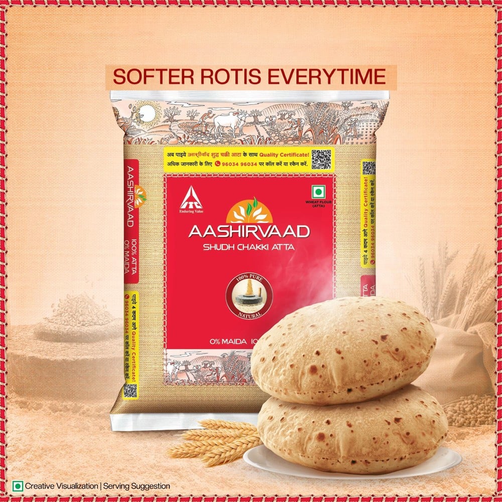 Aashirvaad Shudh Chakki Atta (100% Atta, 0% Maida)
