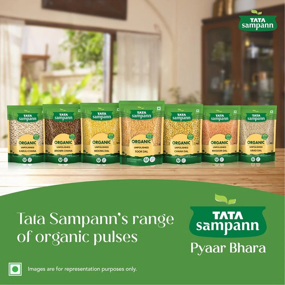 Tata Sampann Organic Arhar Dal Unpolished