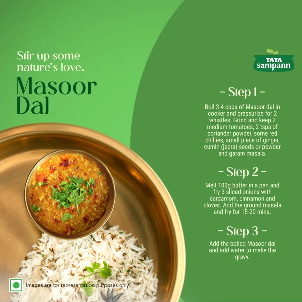 Tata Sampann Unpolished Masoor Dal