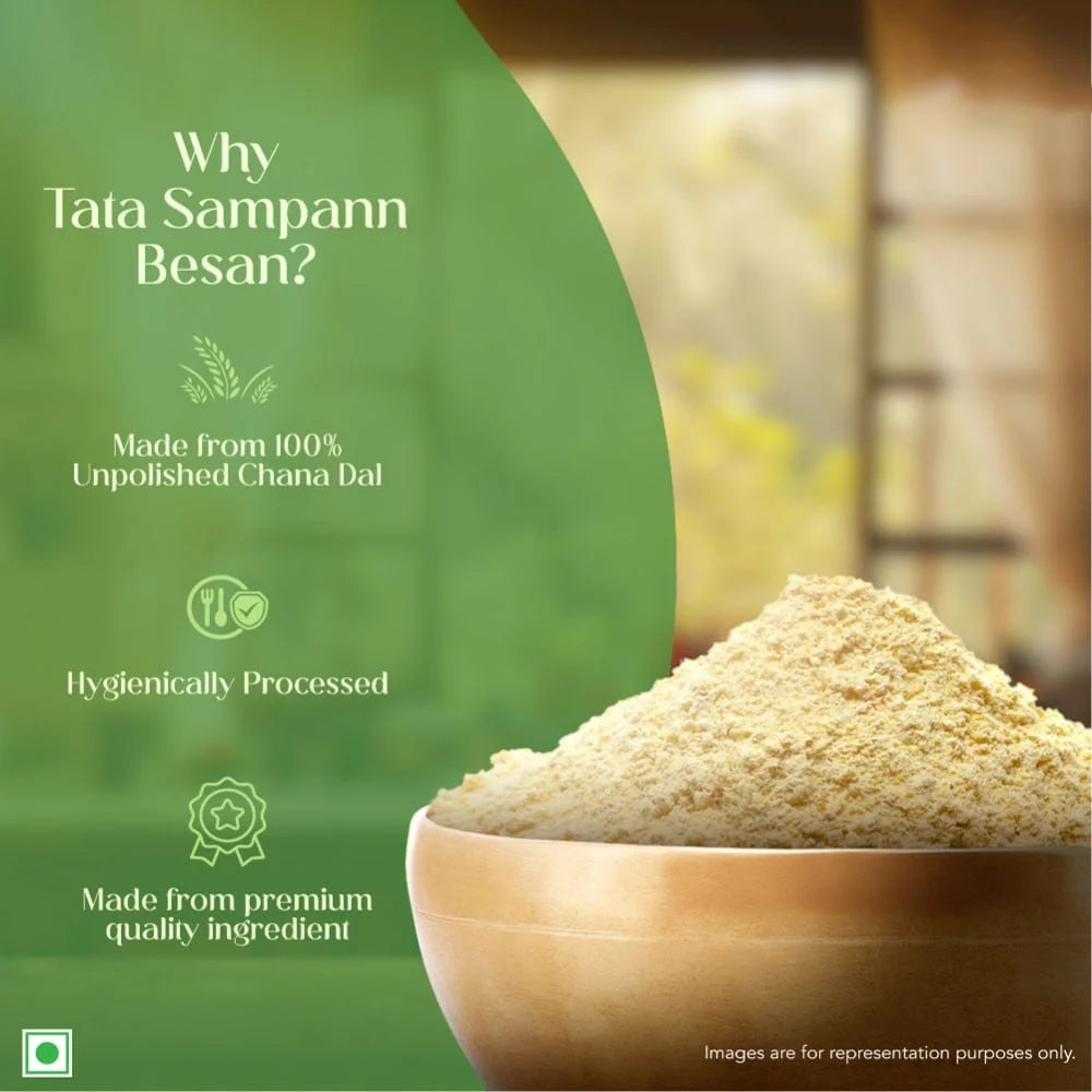 Tata Sampann 100% Chana Dal Fine Besan