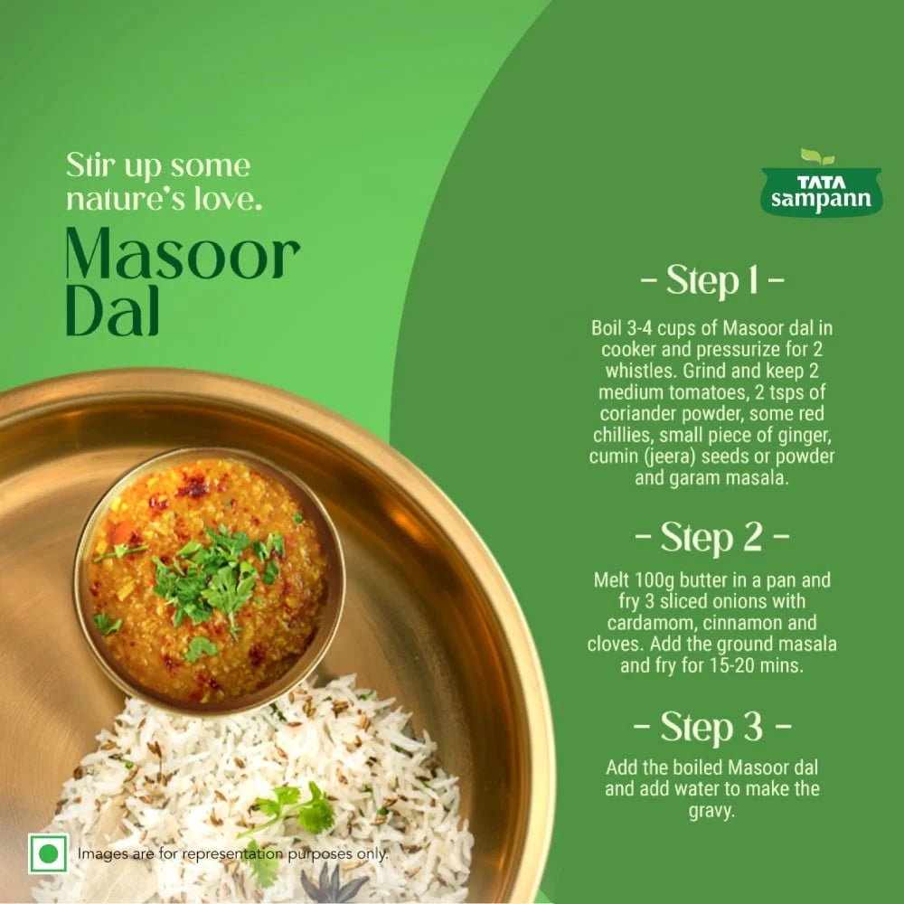 Tata Sampann Unpolished Masoor Dal