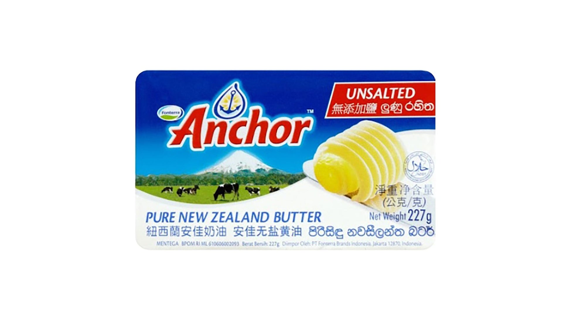 Anchor Unsalted Butter 227g