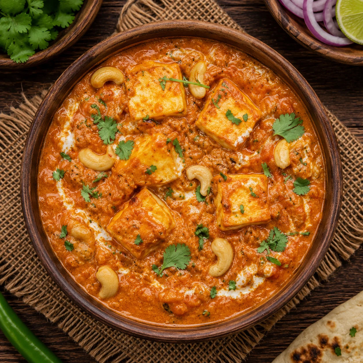 Cashew Paneer Butter Masala
