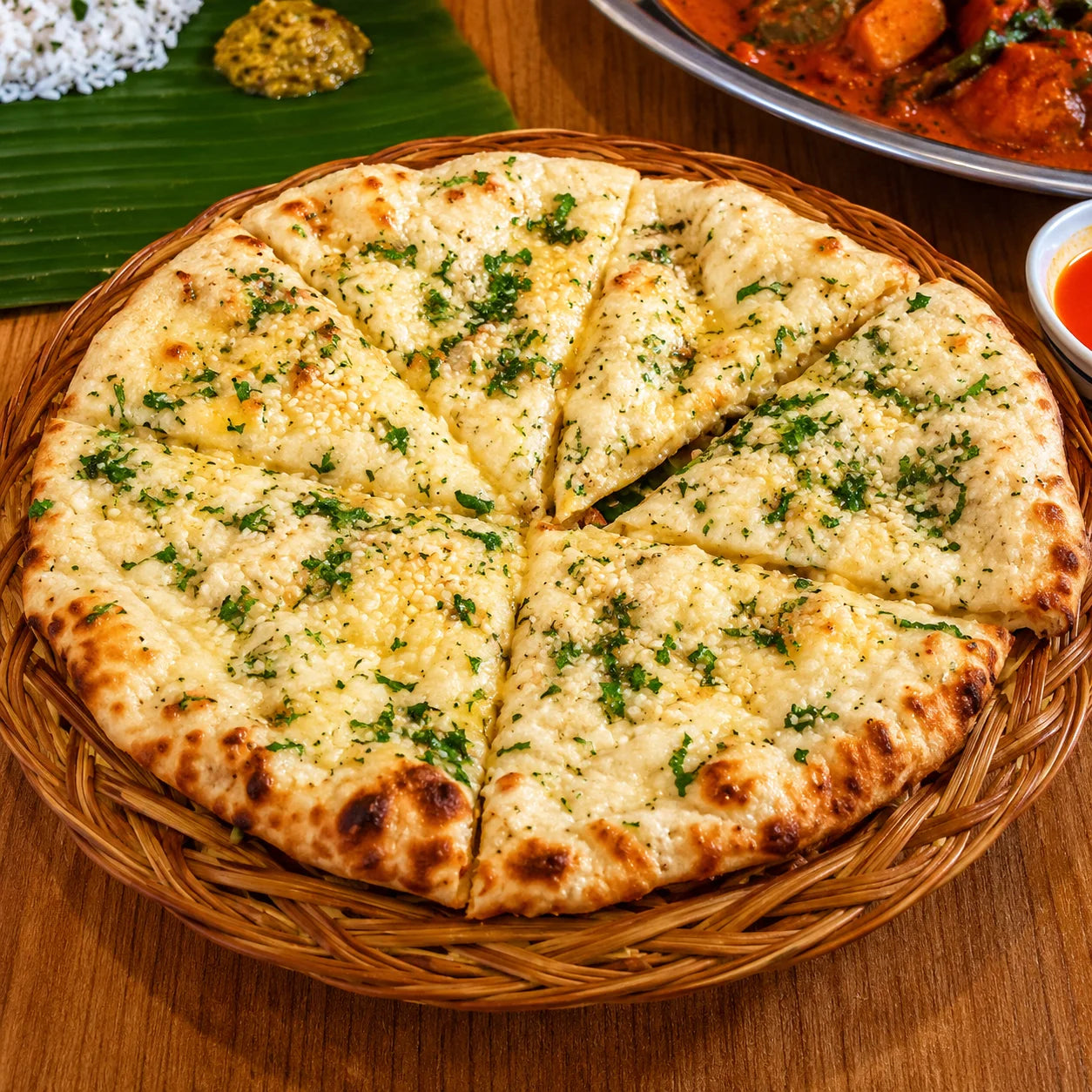 Garlic Cheese Naan