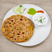 Gobi Paratha with Curd