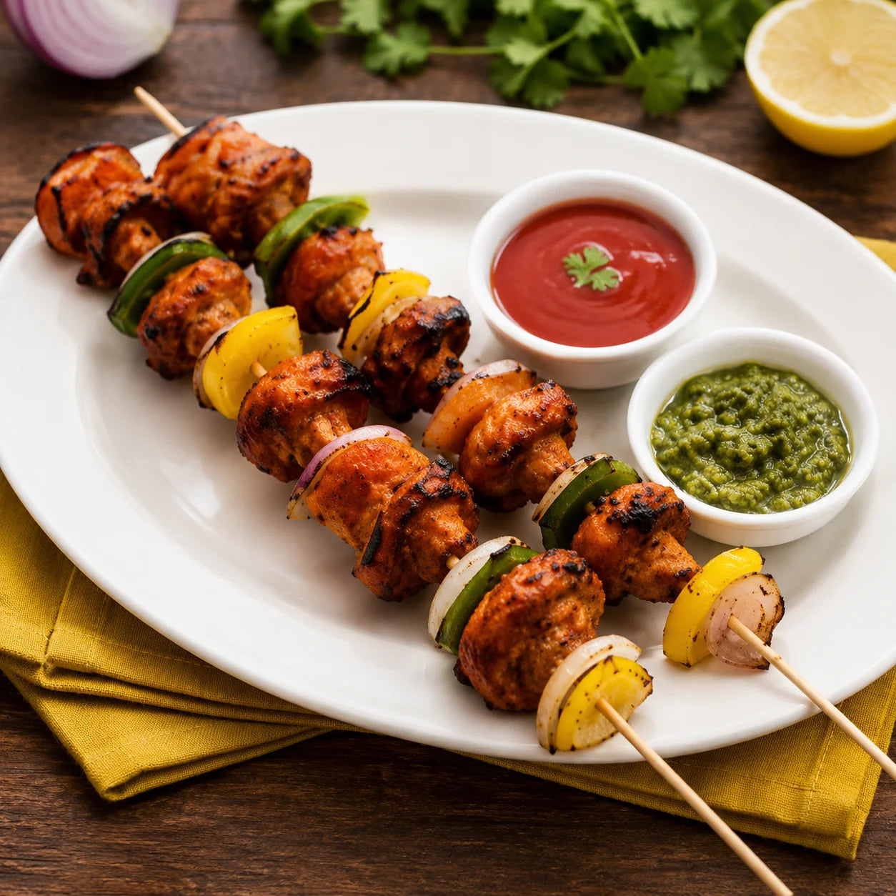 Mushroom Tikka Dry