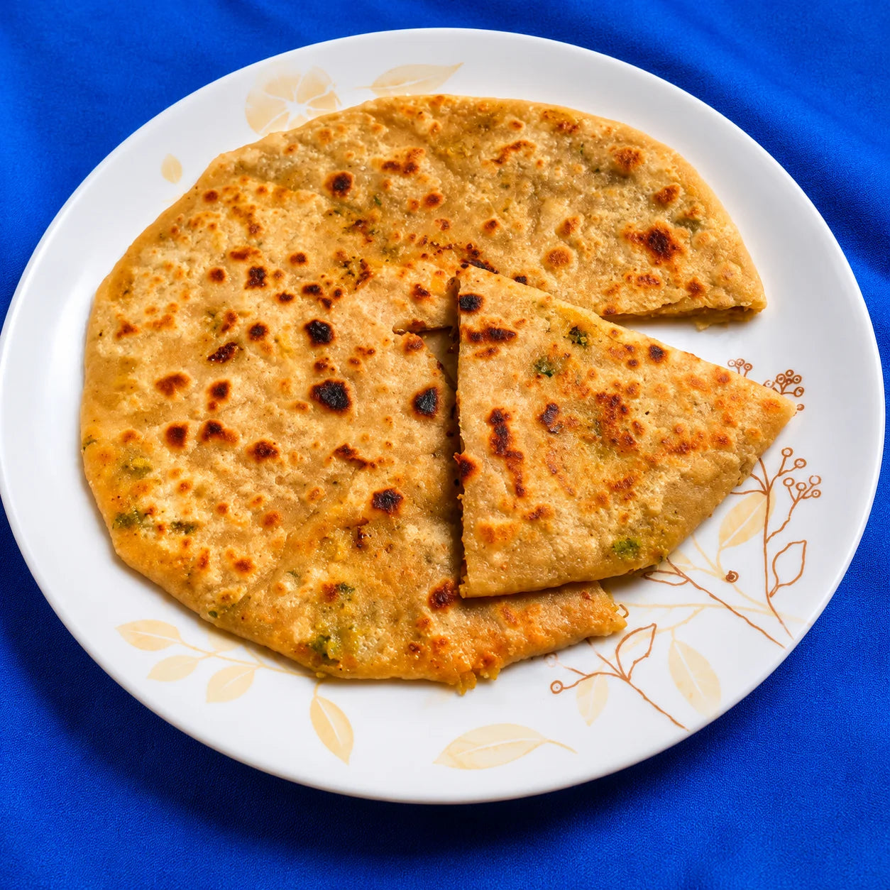 Onion Paratha with Curd