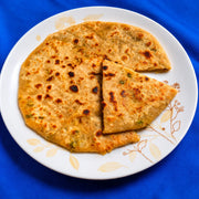 Onion Paratha with Curd