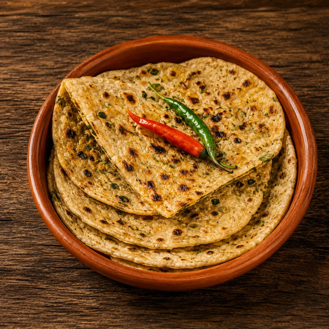 Onion Potato Paratha