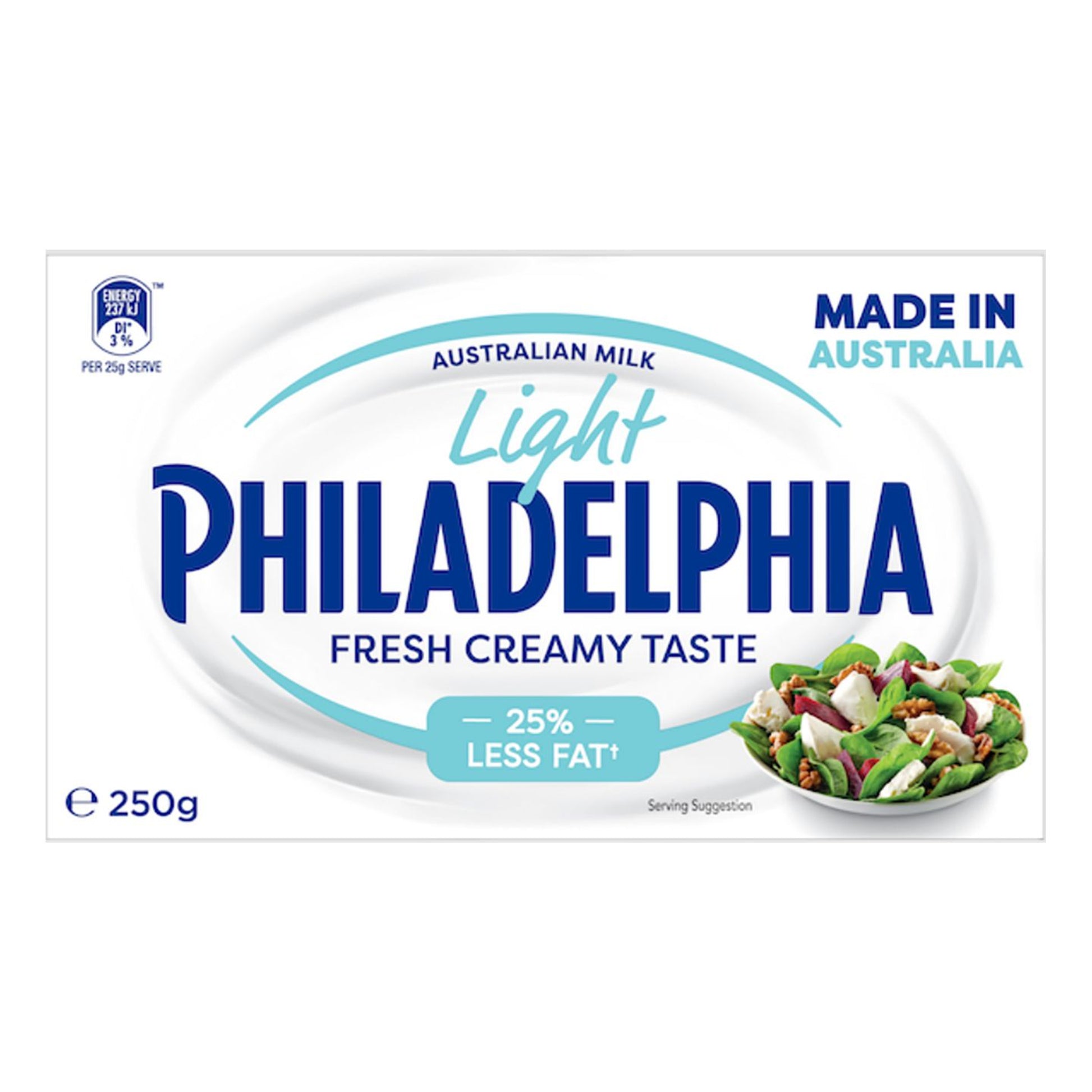 Philadelphia Cream Cheese Block Light 250g